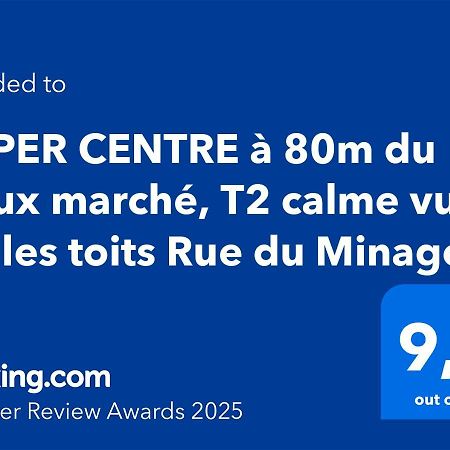 Hyper Centre A 80M Du Vieux Marche, T2 Calme Vue Sur Les Toits Rue Du Minage Apartment La Rochelle  Luaran gambar