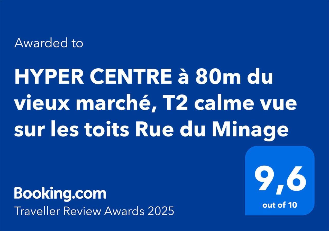 Hyper Centre A 80M Du Vieux Marche, T2 Calme Vue Sur Les Toits Rue Du Minage Apartment La Rochelle  Luaran gambar